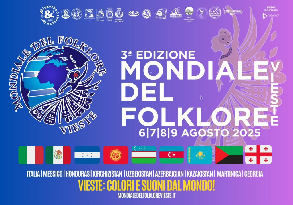 Il Mondo a Vieste: la capitale del folklore internazionale accoglie la 3ª edizione del Mondiale del Folklore